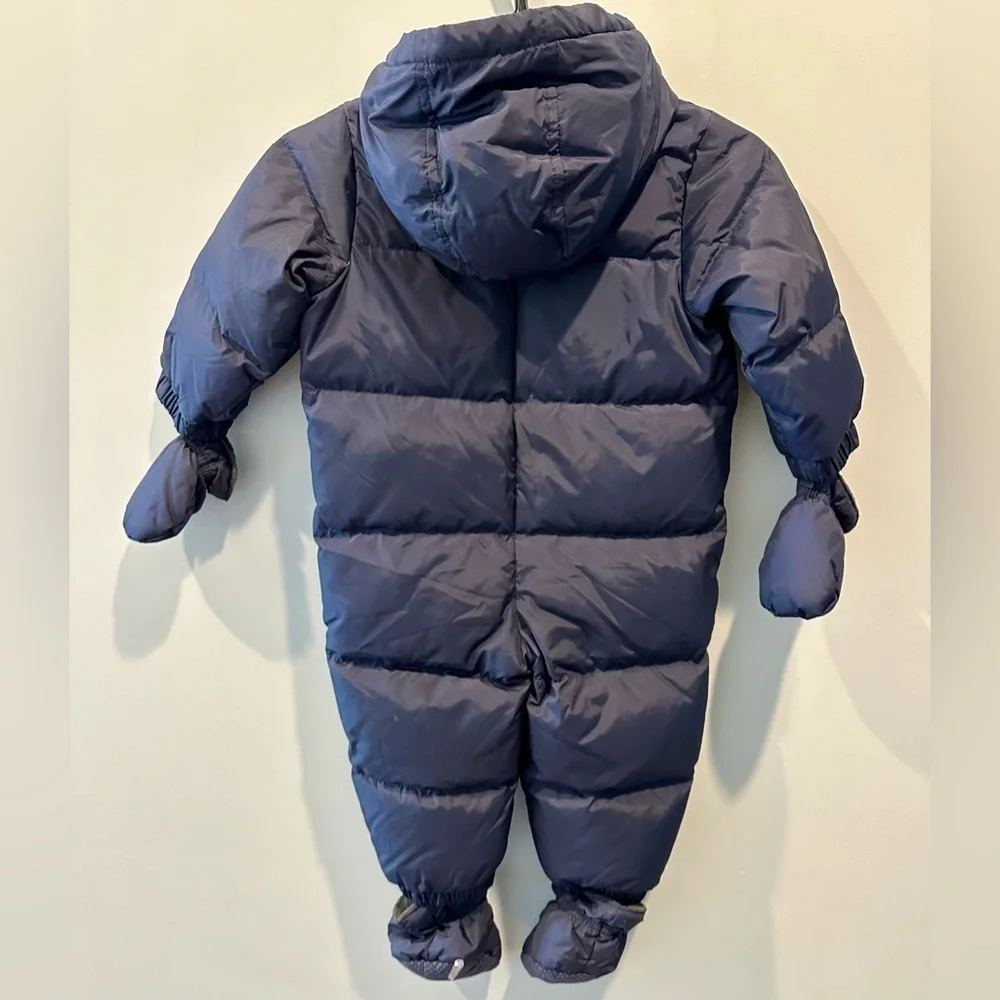 GAP Baby Snowsuit Hood 18-24 Months dark Blue